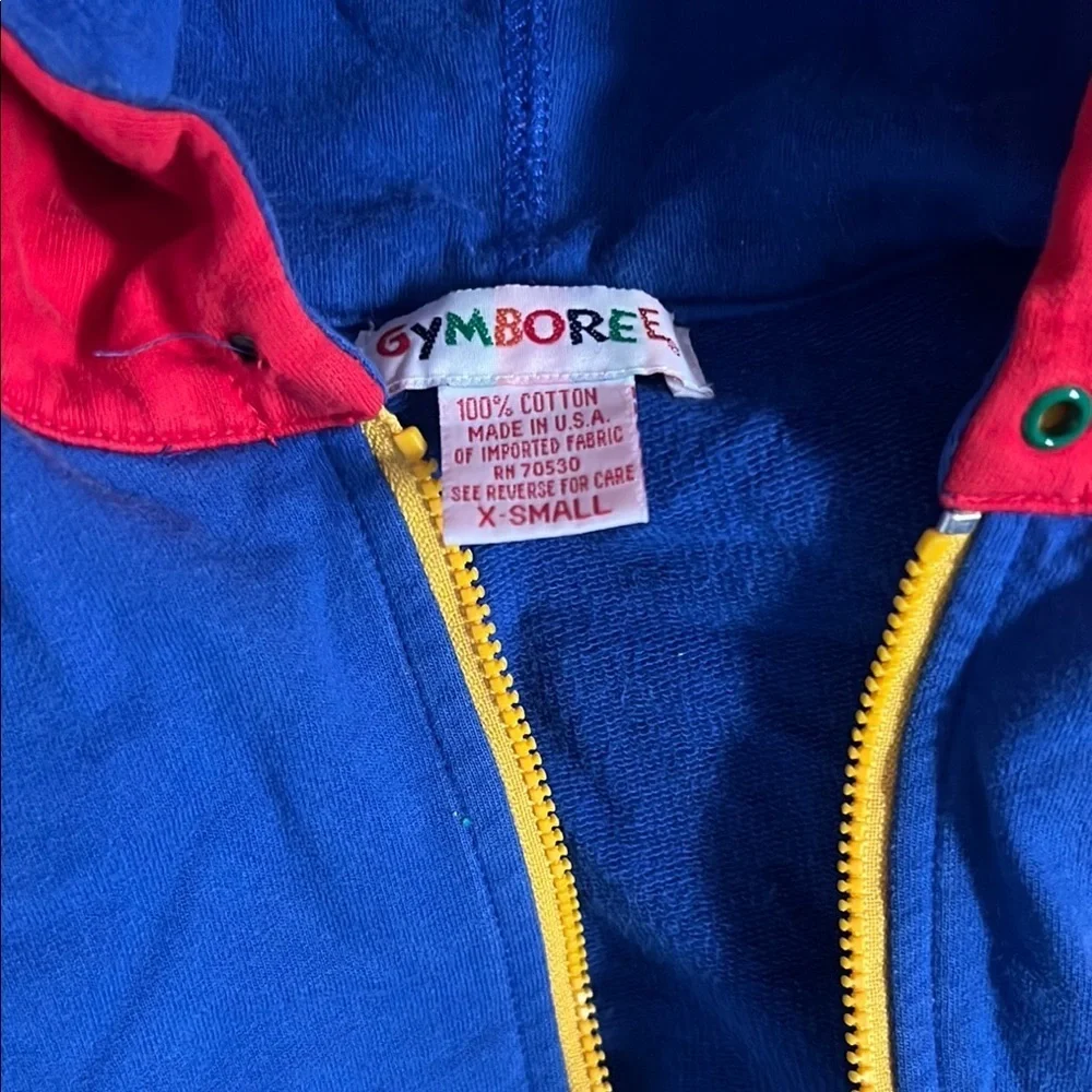 Colorful Hooded Jacket with Logo